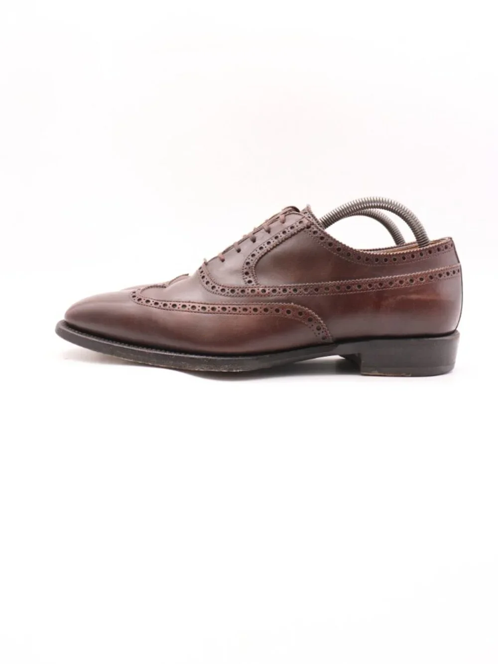 Suitsupply Oxford Wingtip Men's Size 9 Brown Leather Derby Dress Shoes Lace Up